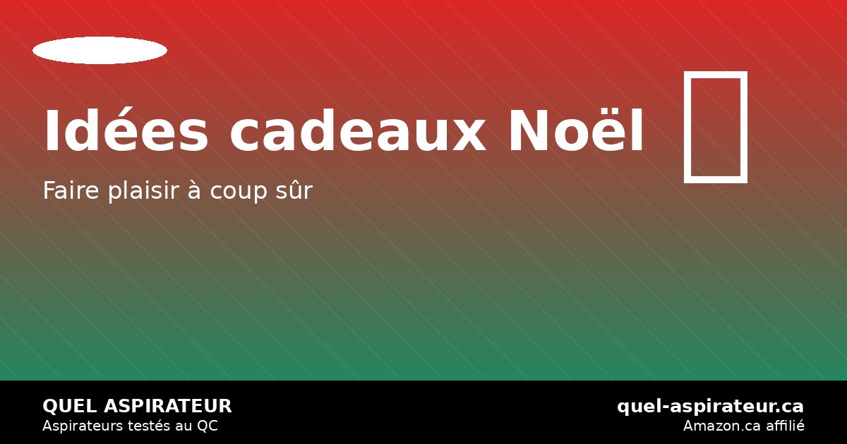 Idées cadeaux Noël 2026: aspirateurs et robots à offrir — quel-aspirateur